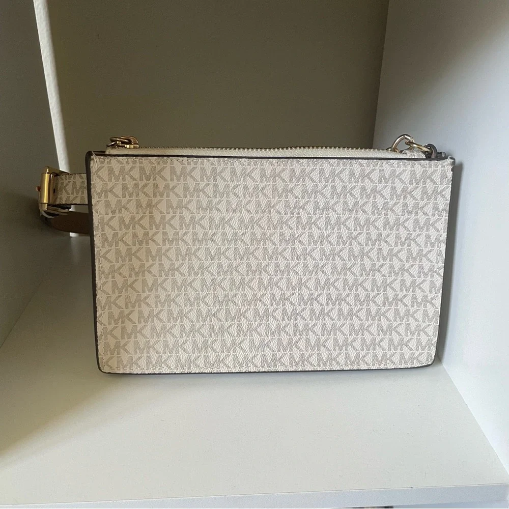 Michael Kors Fanny Pack Belt Bag with Chain Closure fall purse